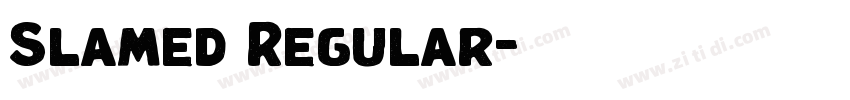 Slamed Regular字体转换 Slamed Regular字体转换